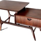 Louis Van Teeffelen double top table for Wébé 1960