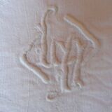 Set of 7 monogrammed napkins