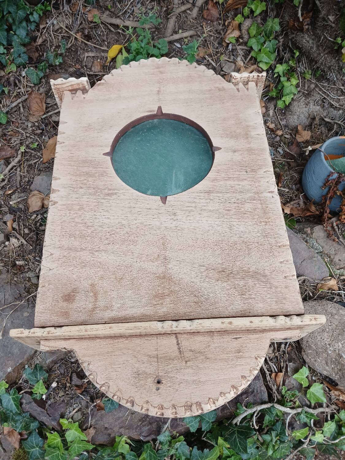 Old wooden wall cupboard