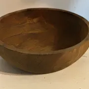 Large vintage solid wood bowl – Catch-all – Centrepiece – 3