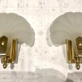 Pair of shell sconces