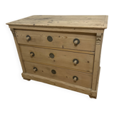 Commode Pantalonnière en pin 19ème siècle