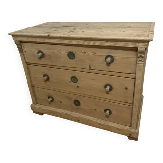 Commode Pantalonnière en pin 19ème siècle