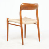 Set of four chairs, Niels Otto Moller, model 75