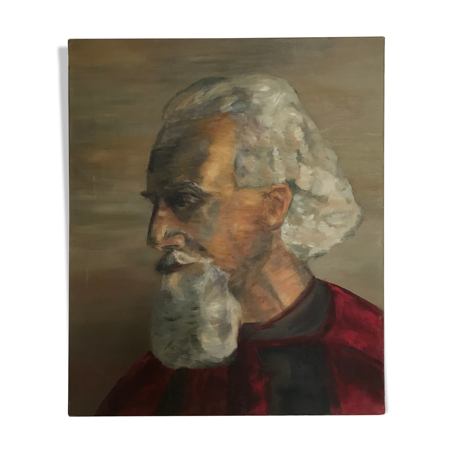 Portrait in oil