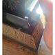 Antique bronze clock signed fireplace