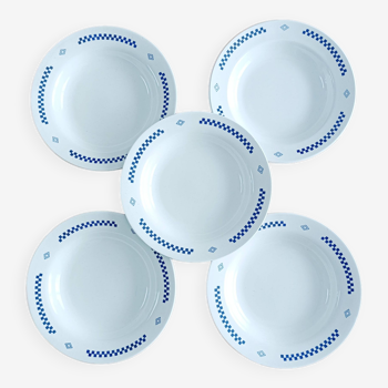 Lot de 5 assiettes creuses Lustucru