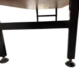 Vintage wooden wall-mounted furniture on legs / MDK secretary