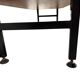 Vintage wooden wall-mounted furniture on legs / MDK secretary