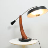 FASE President Pendulum in black with a walnut base