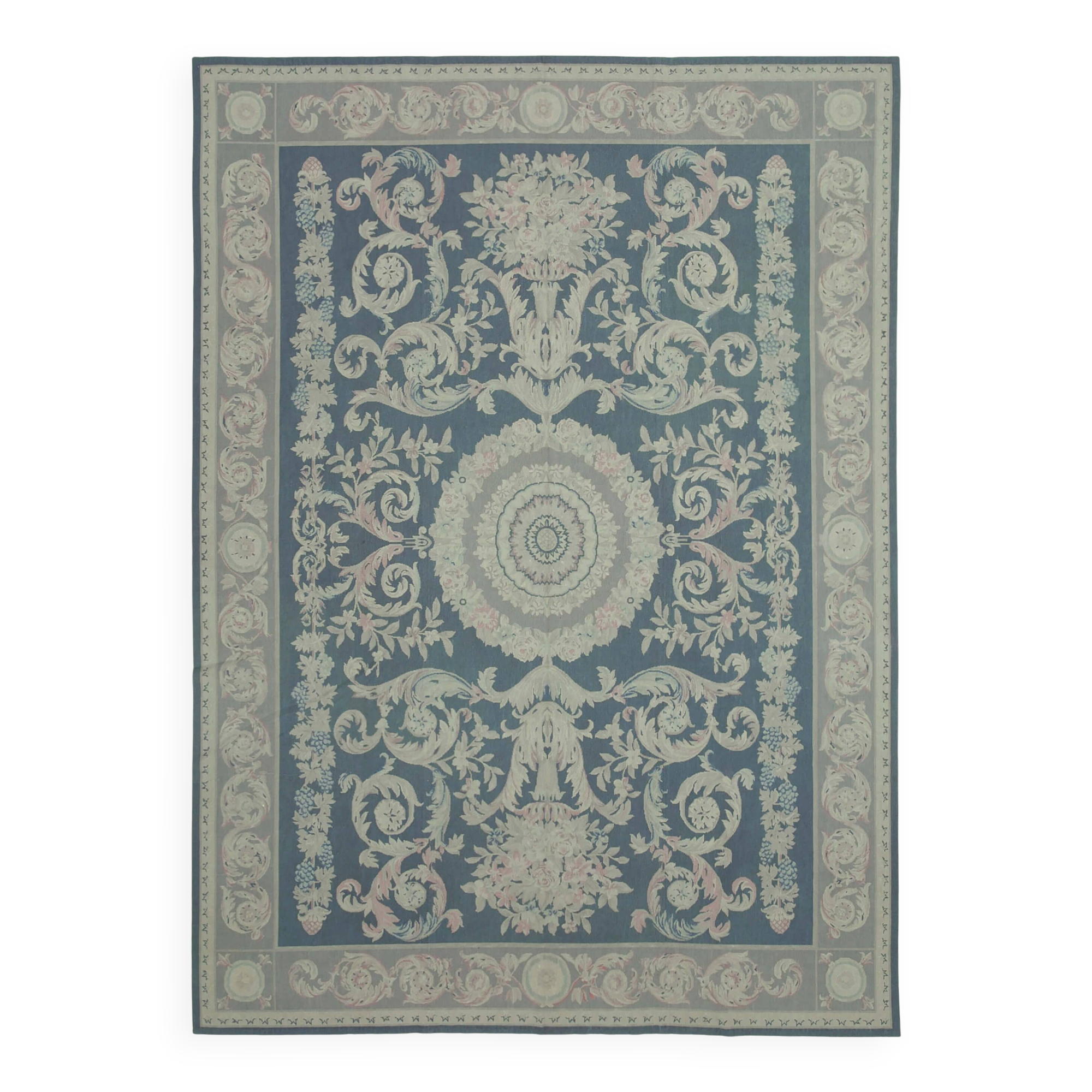 Handmade Vintage Flatweave Needlepoint Kilim 236 cm x 325 cm