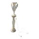 Lampe colonne en albatre
