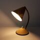 Vintage beige table lamp with gooseneck, Germany 1950s
