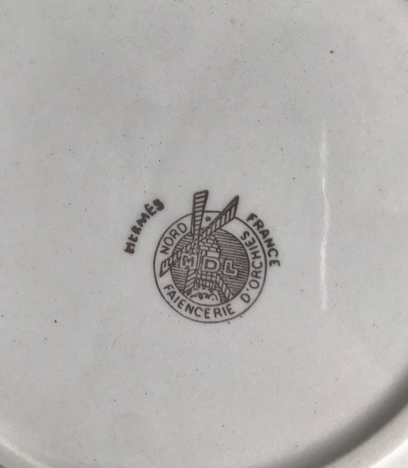 12 HERMES dessert plates and dishes