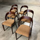 Set of 6 "Gondole" chairs by Baumann from the 1960s.