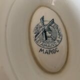 Saucière ancienne en faïence Saint-Amand & Hamage - modèle Maroc