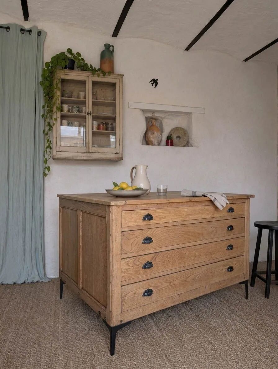 Old kitchen island – Architect's workbench