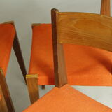 Set of 4 PIA chairs by Poul Cadovius for Girsberger, 1960s
