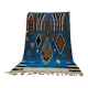 Large Moroccan rug made of natural wool, dimensions 250x150 cm, handmade.