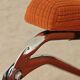 Indoor deckchair, Lama 70's orange deck chair