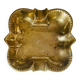 Solid brass cigar ashtray