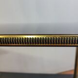 Wheeled service with brass legs