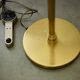 Floor lamp Gianfranco Frattini, metal gold and alabaster, Relco Milano