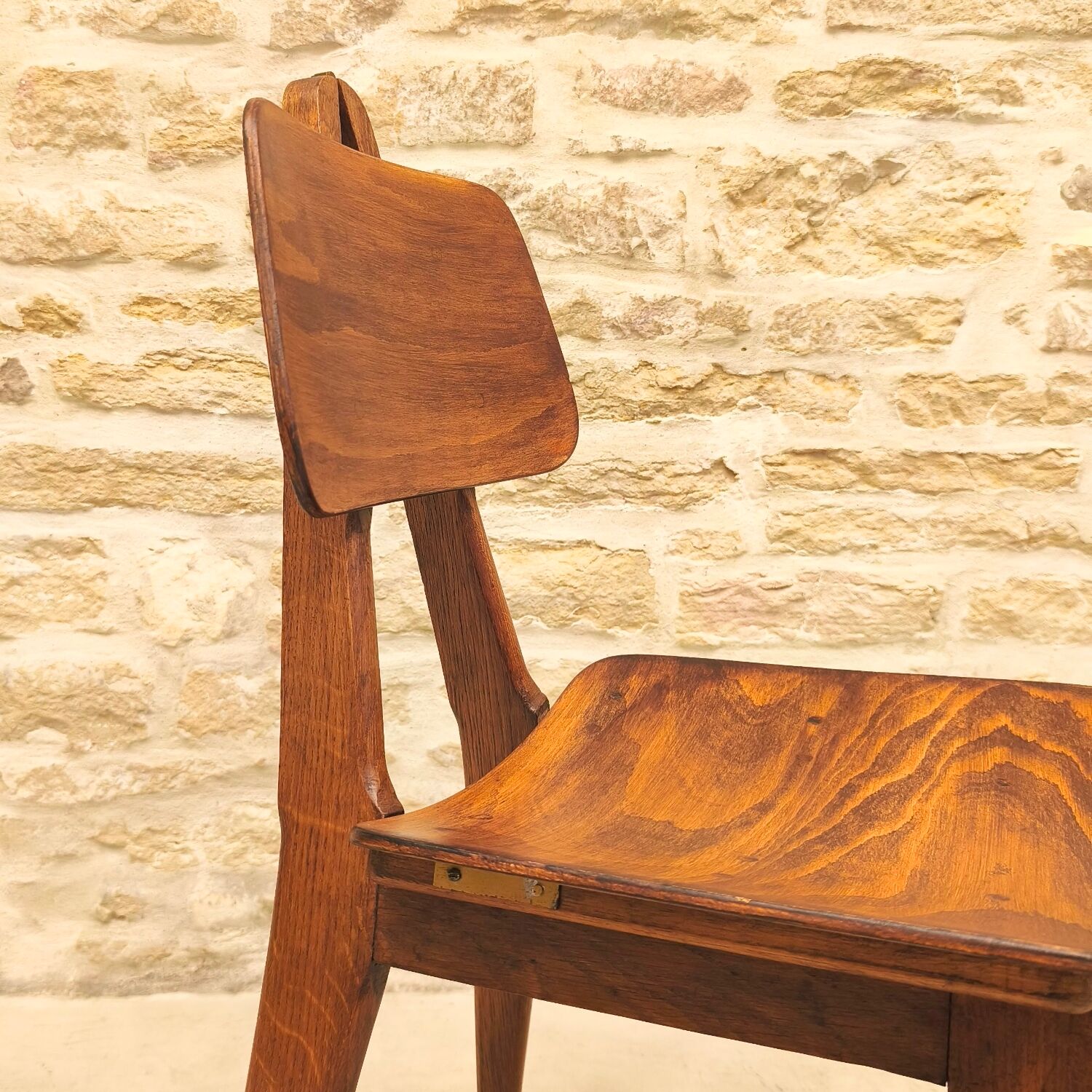 Dismantlable chair by the manufacturer Atelier Saint Sabin, 1950