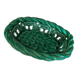 Vallauris Green Glazed Ceramic Bowl