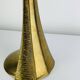 Sculptural brass candle holder, vintage
