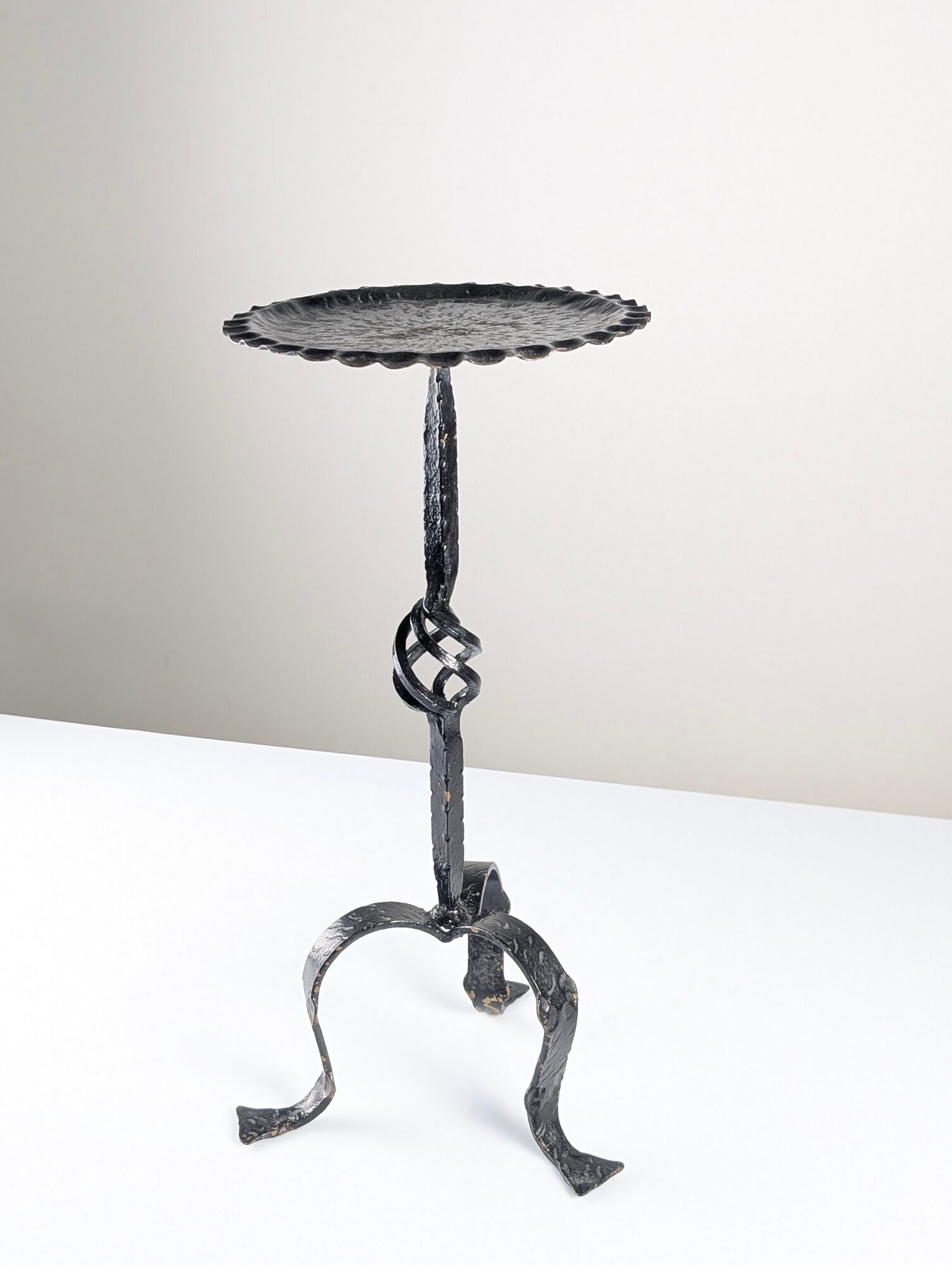 Martini-style drinks table in wrought iron, Spain, 1950s
