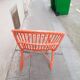 Rattan basket armchair