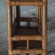 Vintage rattan shelf