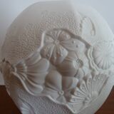 Vase boule biscuit Kaiser Germany M Frey signé