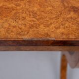 Antique Dutch Empire Burl Wood veneered desk or sofa table