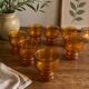 Amber glasses from the 1970s