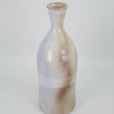 Large ceramic bottle signed Jeannette