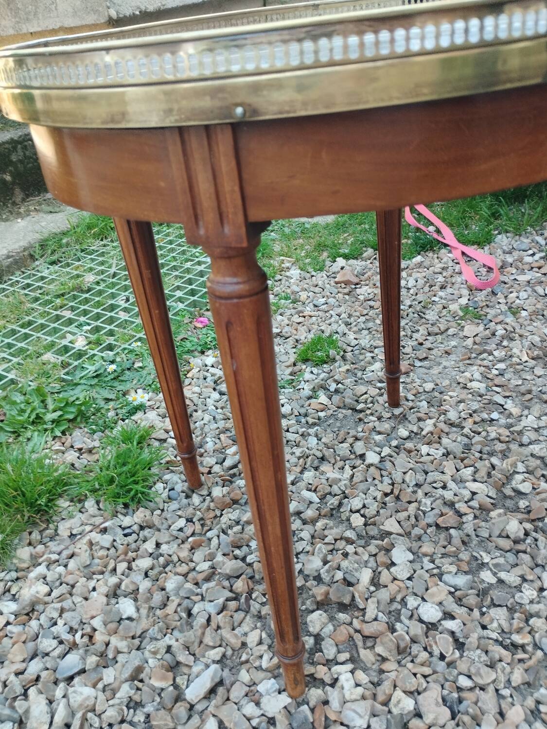 Table  bouillotte ancienne