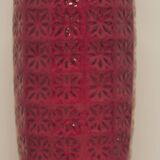 vintage red Prisma West Germany vase Scheurich