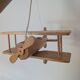 Wooden aircraft suspension