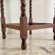 Side table in the countryside style in turned wood