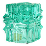 Vintage Glass Candle Holder By Vladislav Urban For Rosice, 1960s