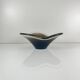 Coupe en verre fumé soufflé de forme libre, 1970