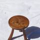 Old rustic milking stool