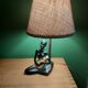 Vintage ceramic lamp 60's african