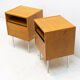 Paire de tables de chevet du milieu du siècle, années 1960, Tchécoslovaquie