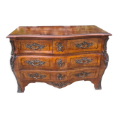 Commode tombeau en marqueterie
