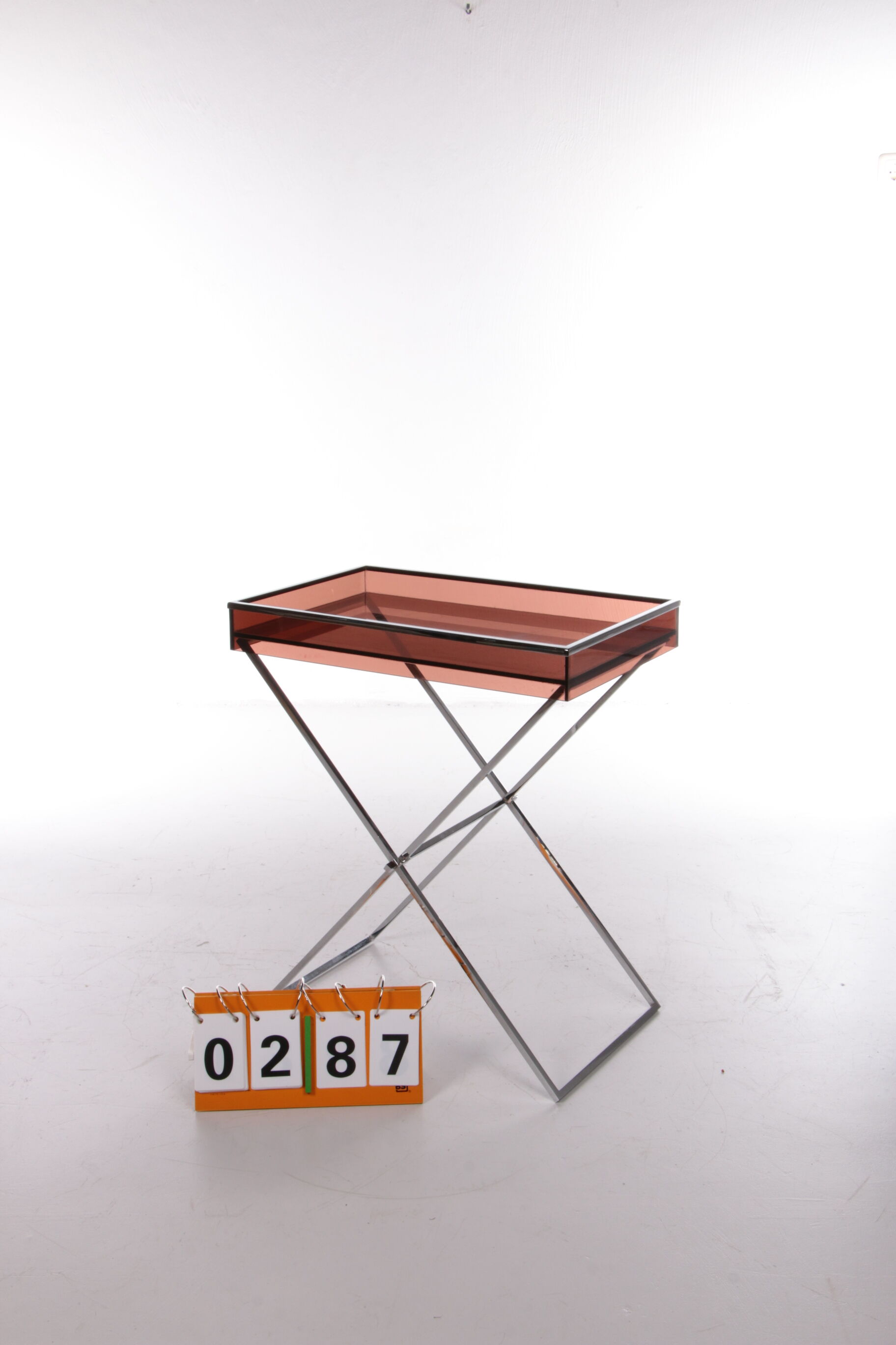 Vintage plexiglas sidetable 1970 France