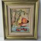 Oil Painting on Canvas Still Life with Fruits Signed Jorgji