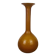 Vintage 70s orange caramel glass vase